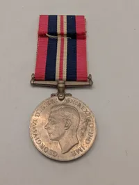 British World War II War Medal 1939-1945 with Original Ribbon