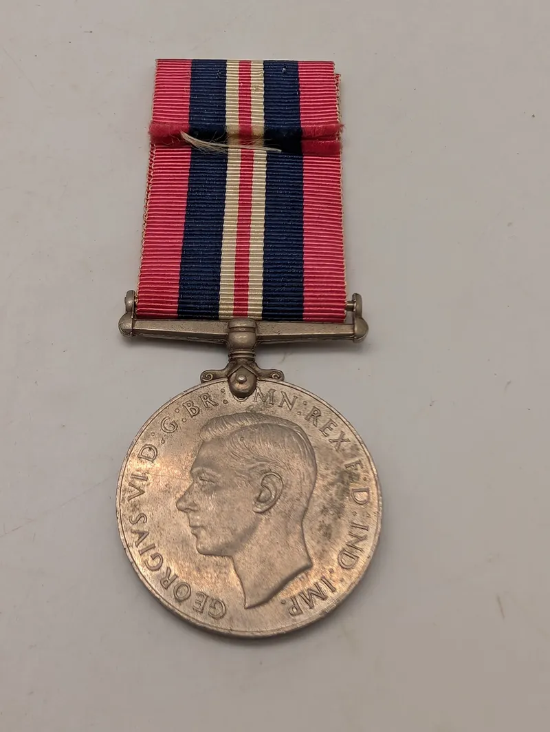 British World War II War Medal 1939-1945 with Original Ribbon