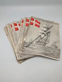 Danish Maritime Ephemera Collection with Den Alm. Danske Skibsførerforening ww2