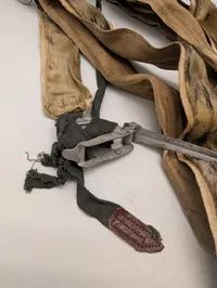 Tyske  Gebirgsjäger Ski Skins  i Sælskind med Metalklemmer WW2
