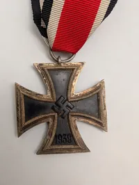 Tysk Jernkors af 2. klasse (EK2) fra 1939 med originalt bånd