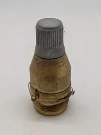 Militær Artilleri Brandrør M/49/62 i Messing og Aluminium