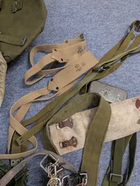 Vintage Danish Military Webbing and Field Gear Collection
