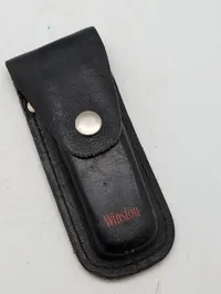 Winston Cigarettes Lommekniv med Læderetui
