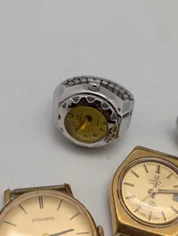 Samling af vintage ure og fingerringsure inkl. Certina og Hoverta