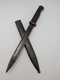 Tysk Mauser K98 Bajonet med Metalskede
