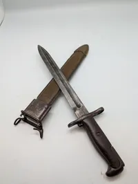 Amerikansk M1 Garand Bajonet, U.F.H. 1943 med Skede