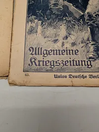 To hæfter af Illustrierte Geschichte des Weltkrieges 1914/15