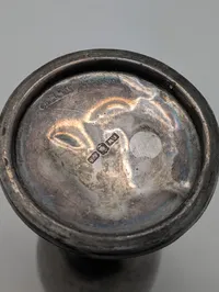 Dixon & Sons Silver Plate Chalice with Beaded Rim