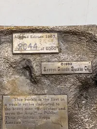 Law Enforcement 1983 Commemorative Bæltespænde