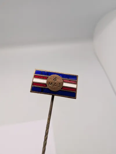Vintage Danish 4. Maj Liberation Commemorative Stick Pin
