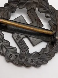 Tysk SA-Sportsmærke i bronze, type 2