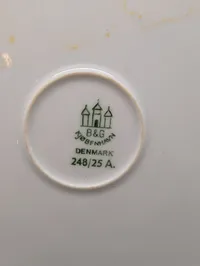 Bing & Grøndahl porcelænstallerken med portræt af Napoleon General 