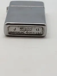 Zippo Chrome Lighter, Bradford PA, Model J 13