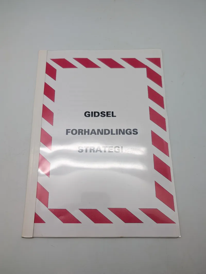 Gidsel Forhandlings Strategi - Taktisk Dokumentmappe