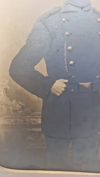 Foto af Politimand fra 18 tallets Maribo 
