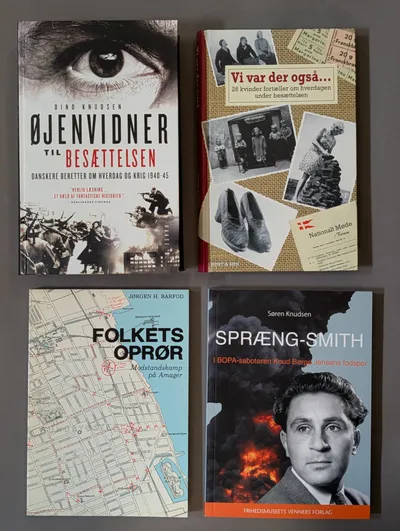 Collection of Four Danish World War II History Books