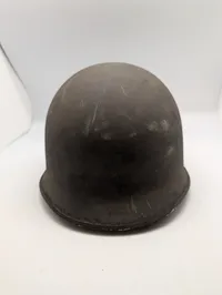 Militær Stålhjelm, M1-stil, Sort Finish