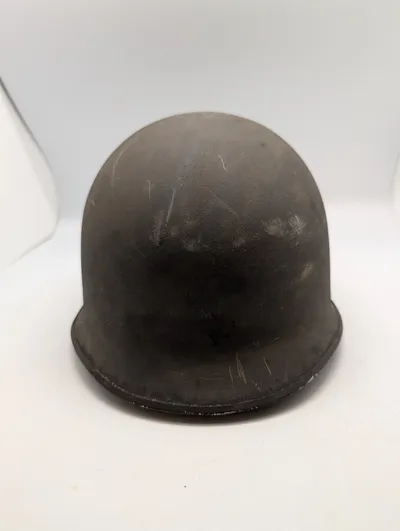 Militær Stålhjelm, M1-stil, Sort Finish