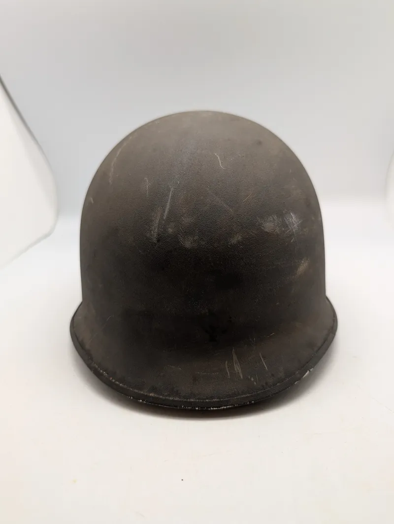 Militær Stålhjelm, M1-stil, Sort Finish