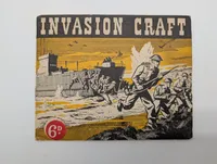WWII Military Ephemera Lot: Battle of Britain, Iwo Jima, and Invasion Craft