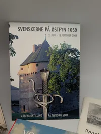 Samling af 6 bøger om Nyborgs historie og Slaget ved Nyborg 1659