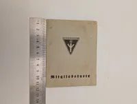 Tysk Deutsches Frauenwerk Medlemskort (Mitgliedskarte) fra 1937