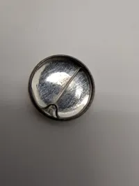 Vintage 'Make Love Not War' Badge med Fredstegn