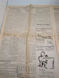 Berlingske Aftenavis Newspaper, April 9, 1940 Edition