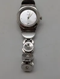 Swatch Irony Lady Dameur i Rustfrit Stål med Stenbesat Urskive