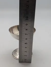 Silver-Plated Liturgical Chalice with Engraved Celtic Cross