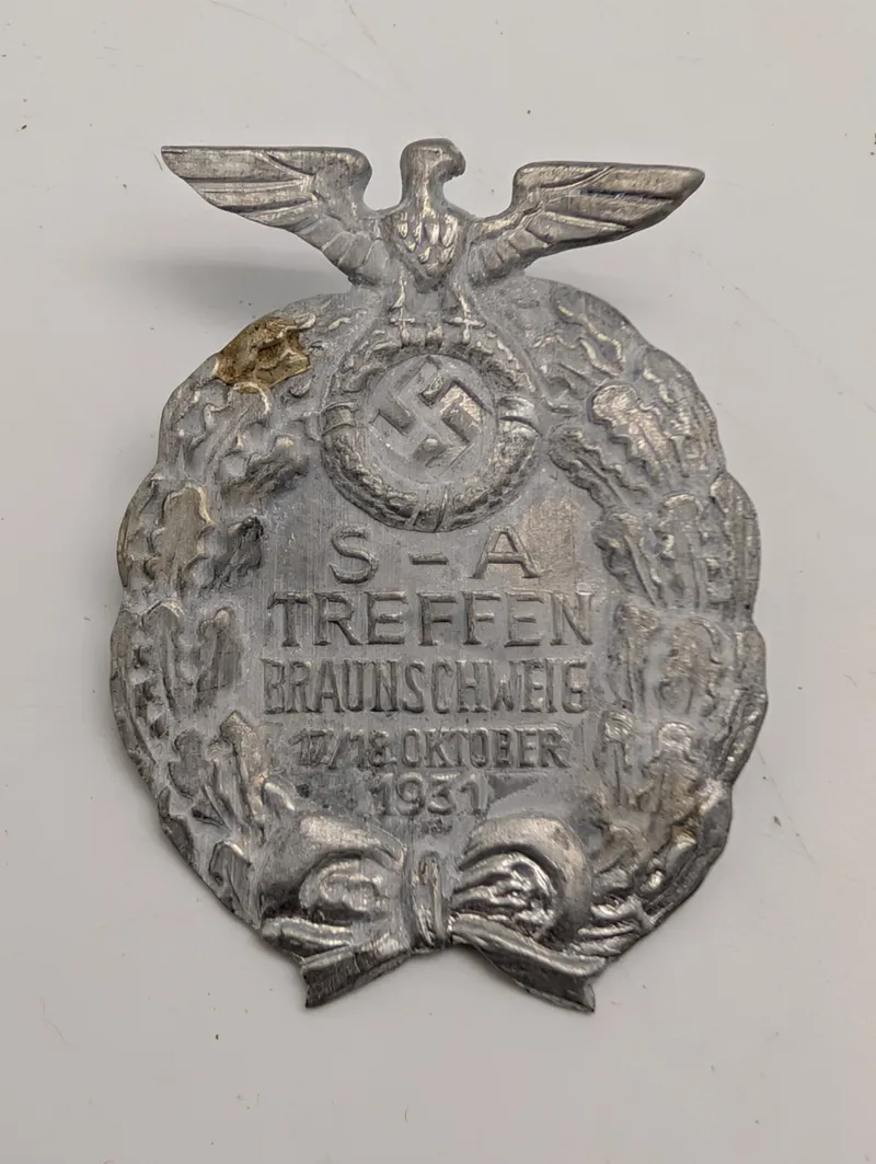 1931 S-A Treffen Braunschweig Commemorative Badge