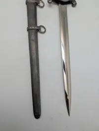 Paul Weyersberg & Co. Solingen German Army Officer's Dagger with Scabbard Afnazificeret 