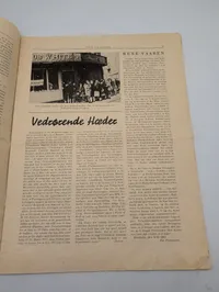 Tre eksemplarer af det danske modstandsblad Frit Danmark fra 1945-1946