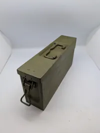 Militær Ammunitionskasse i Metal, Olivengrøn