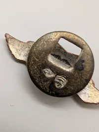 Dansk DNASAP ravnemærke WW2, originalt og Sjældent 