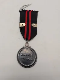 Finsk Vinterkrigs Mindemedalje 1939-1940 med Rannikkopuolustus Spænde