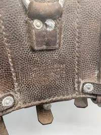 WWII German Mauser K98 Triple Leather Ammo Pouch