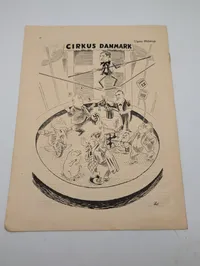 Tre eksemplarer af det danske modstandsblad Frit Danmark fra 1945-1946