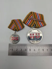 Dansk-Norsk UNEF Medalje Sæt med 50 Års Gaza Spænde