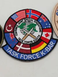 Samling af danske specialstyrke missionsmærker, Jægerkorpset og Frømandskorpset