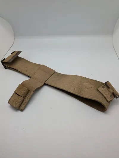 Britisk WW1 Webbing Bælte med Bajonetholder