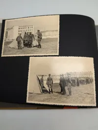 Tysk fotoalbum med portrætter af soldater fra 2. verdenskrig