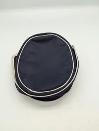Tysk sort uldskråhue med Totenkopf-emblem og sølvfarvede snore ( repro ) 