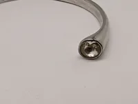 VJ 925 Sterling Sølv Armring med Klare Sten