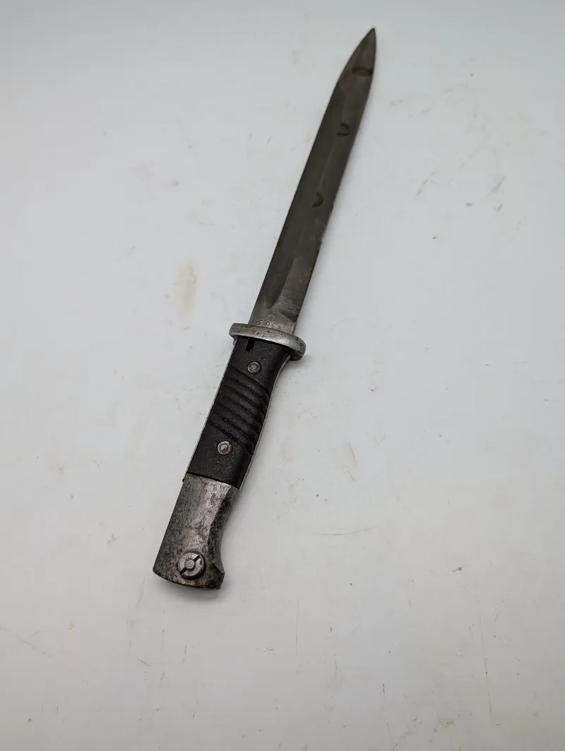 Tysk Mauser K98 Bajonet med Bakelitgreb