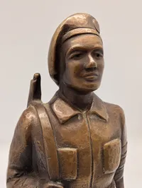 H.F. Agte L'Forge Bronze Statuette af Modstandsmand, 5. Maj 1945