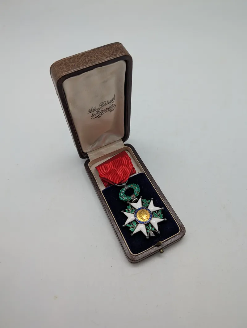  French Legion of Honour Knight's Cross Medal in Original Case