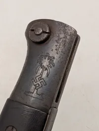 Tysk K98 Bajonet S84/98 III med metalskede WW2 Luftwaffe 