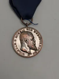 Württembergsk Militær Fortjenstmedalje i sølv, Wilhelm II